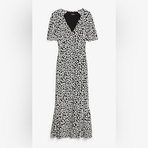 Express midi leopard dress